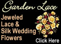 Jeweled Lace & Silk Wedding Flowers
